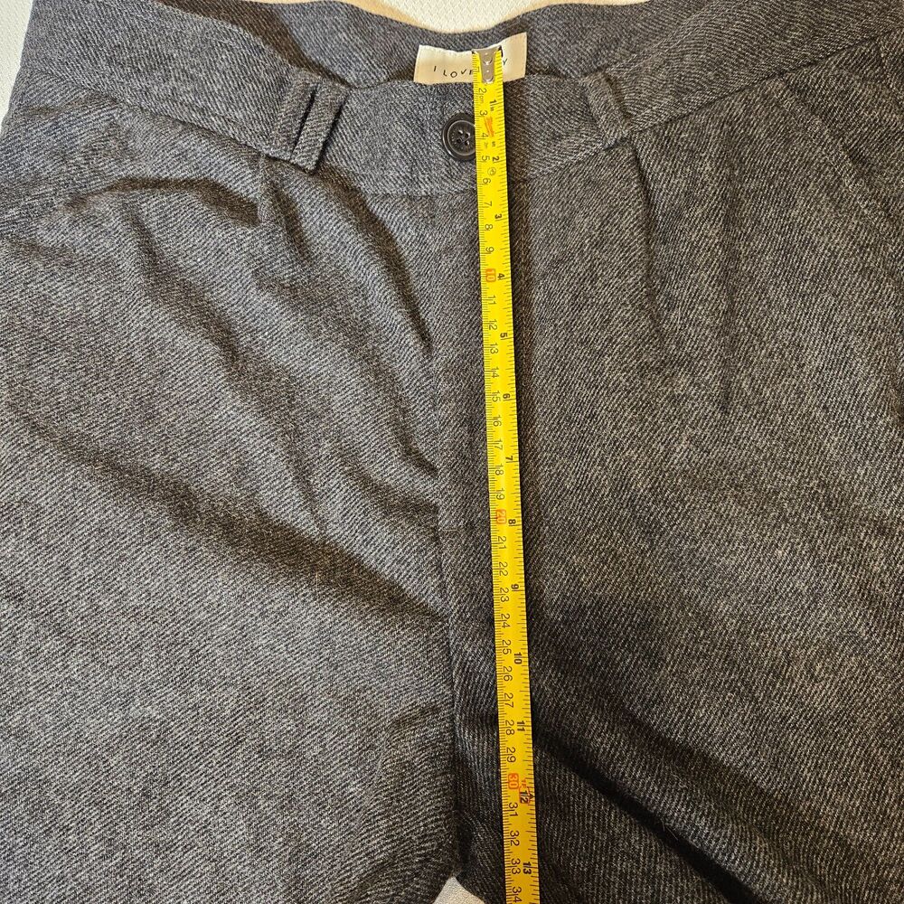 I Love Ugly Hi Stranger mens trousers gray medium wool blend - Picture 10 of 12